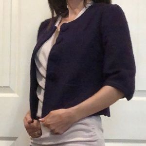 Purple Button Up Work Jacket